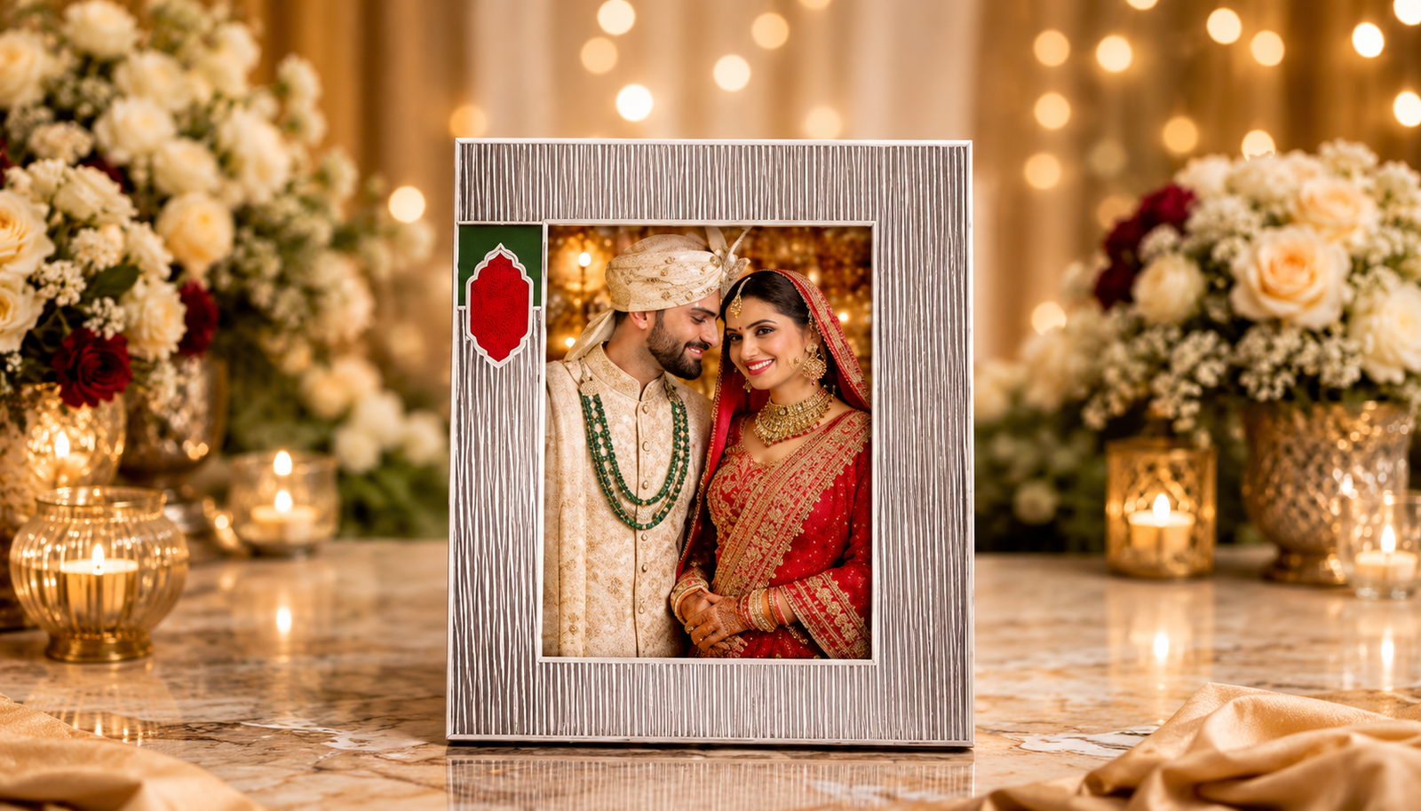 Heritage Arch Silver-Plated Photo Frame